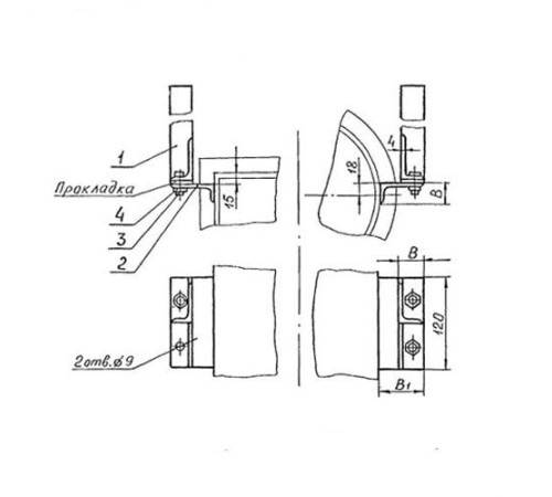 Подвески судовых трубопроводов Тип 4 в Орше