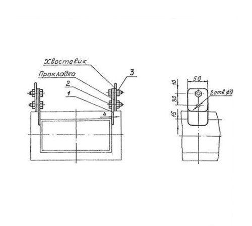 Подвески судовых трубопроводов Тип 3 в Орше