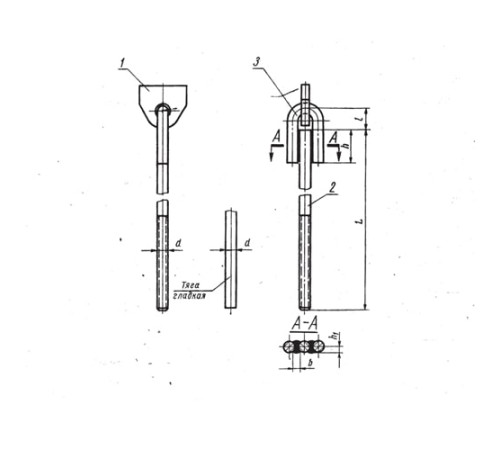 Проушины с тягой подвесок стальных трубопроводов в Орше