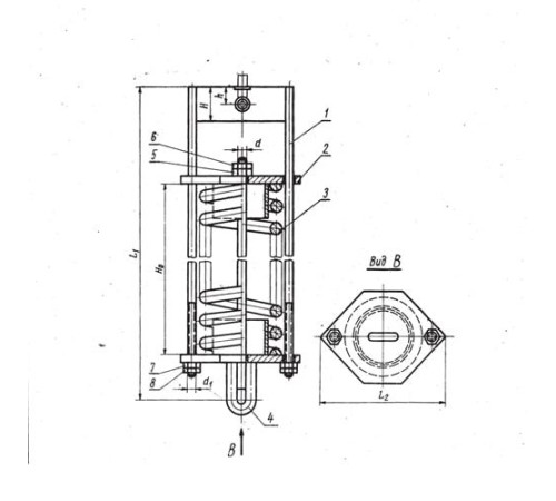 Блоки пружин подвесок стальных трубопроводов в Орше