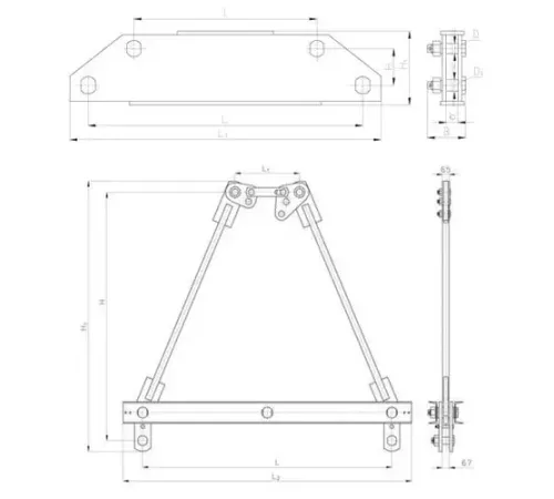 Коромысла типа 2КД2 в Орше для воздушных ЛЭП