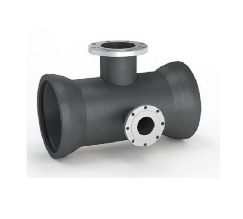 Тройники раструб-фланец с пожарной подставкой чугунные в Орше