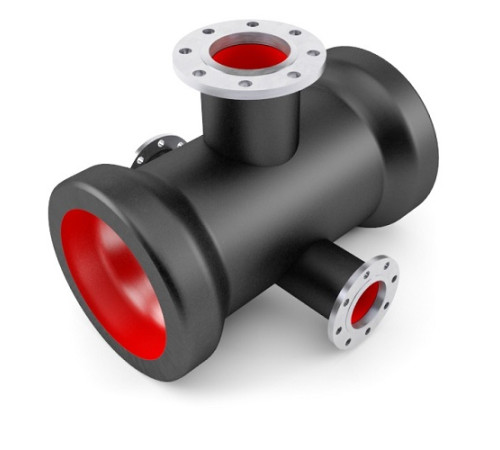 Кресты чугунные фланец-раструб с пожарной подставкой в Орше