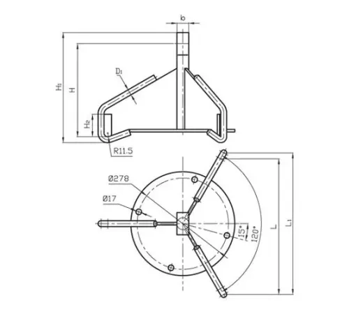 Коромысла лучевые типа КУ для ЛЭП в Орше