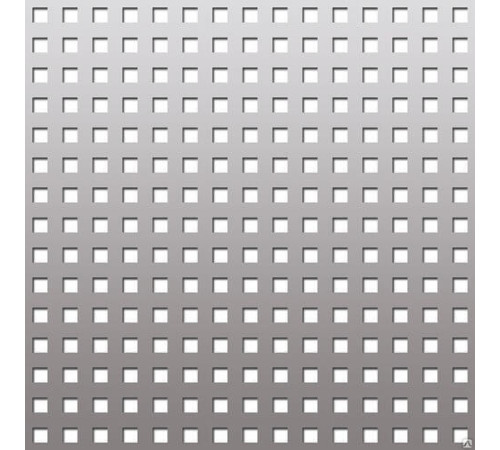 Перфорированные листы Qg с квадратными отверстиями 1х2м в Орше