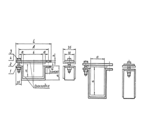 Подвески судовых трубопроводов Тип 9 в Орше