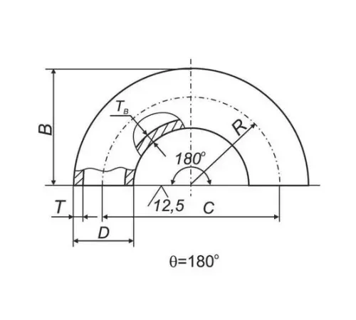 Отводы 180° ВУС в Орше для трубопроводов