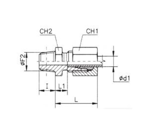 Штуцеры ввертные с конической резьбой TN93 в Орше