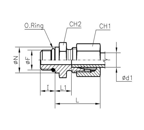 Штуцеры ввертные UNF с уплотнением в Орше