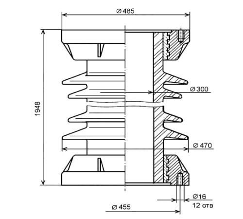 Армированные покрышки ПВЭ для элегазовых выключателей в Орше