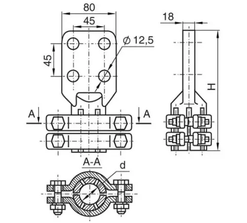 Аппаратные зажимы АШМ в Орше для ЛЭП