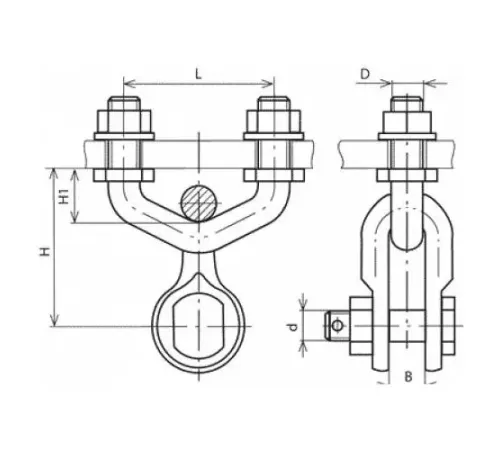 Узлы крепления типа КГП для ЛЭП в Орше