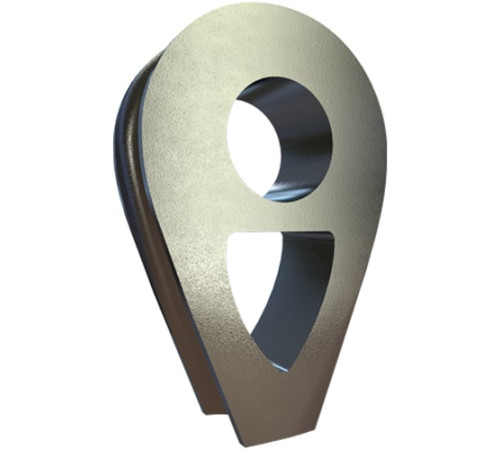 Коуши DIN 3091 стальные в Орше для канатов