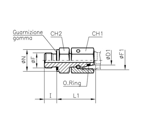 Штуцеры ввертные с уплотнением TN426 M в Орше
