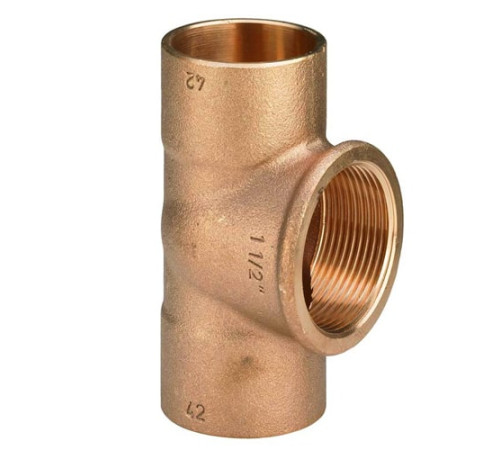 Медные резьбовые тройники в Орше для трубопроводов