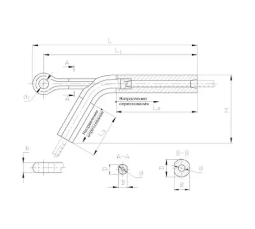 Натяжные прессуемые зажимы НАС в Орше для ЛЭП