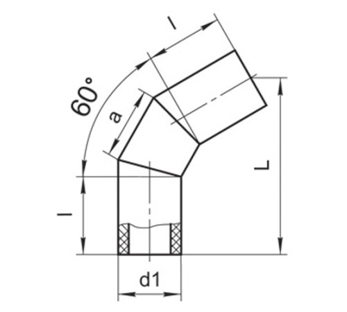 Оболочки на теплоизоляционные отводы 60° в Орше