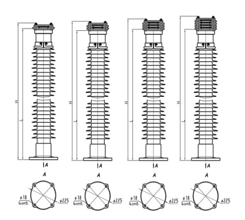 Шинные опоры ШО 110-132 кВ в Орше для юрлиц