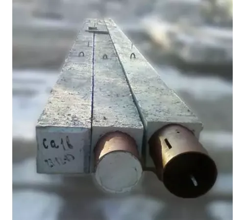 Сваи квадратного сечения с круглой полостью в Орше