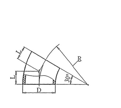 Теплоизоляционные отводы 30 градусов в Орше