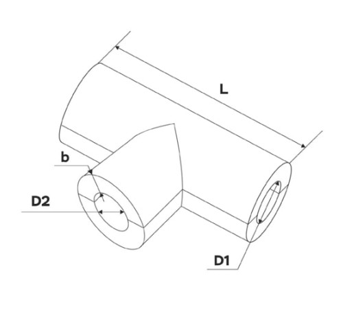 Теплоизоляционные равнопроходные тройки в Орше