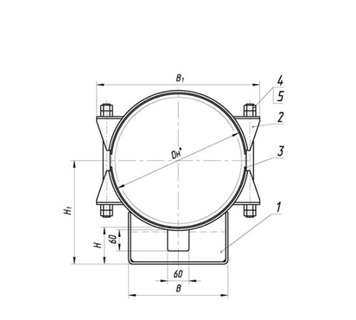 Опоры ТПР.05.19(2) для трубопроводов в Орше
