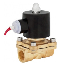 Запорный электромагнитный вентиль-клапан