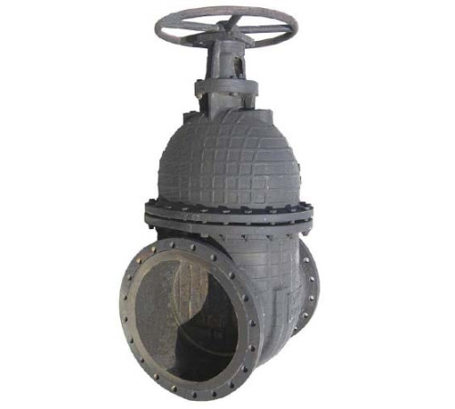 Задвижки клиновые чугунные фланцевые с редуктором в Орше